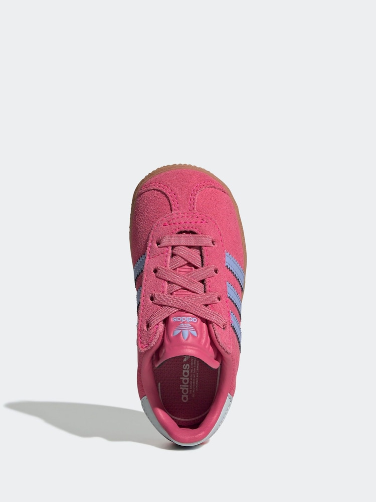 Buy adidas Originals Pink Light Gazelle Comfort Closure Elastic