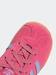 Adidas Originals Pink Light Gazelle Infant Kids Trainers - Image 8 of 9