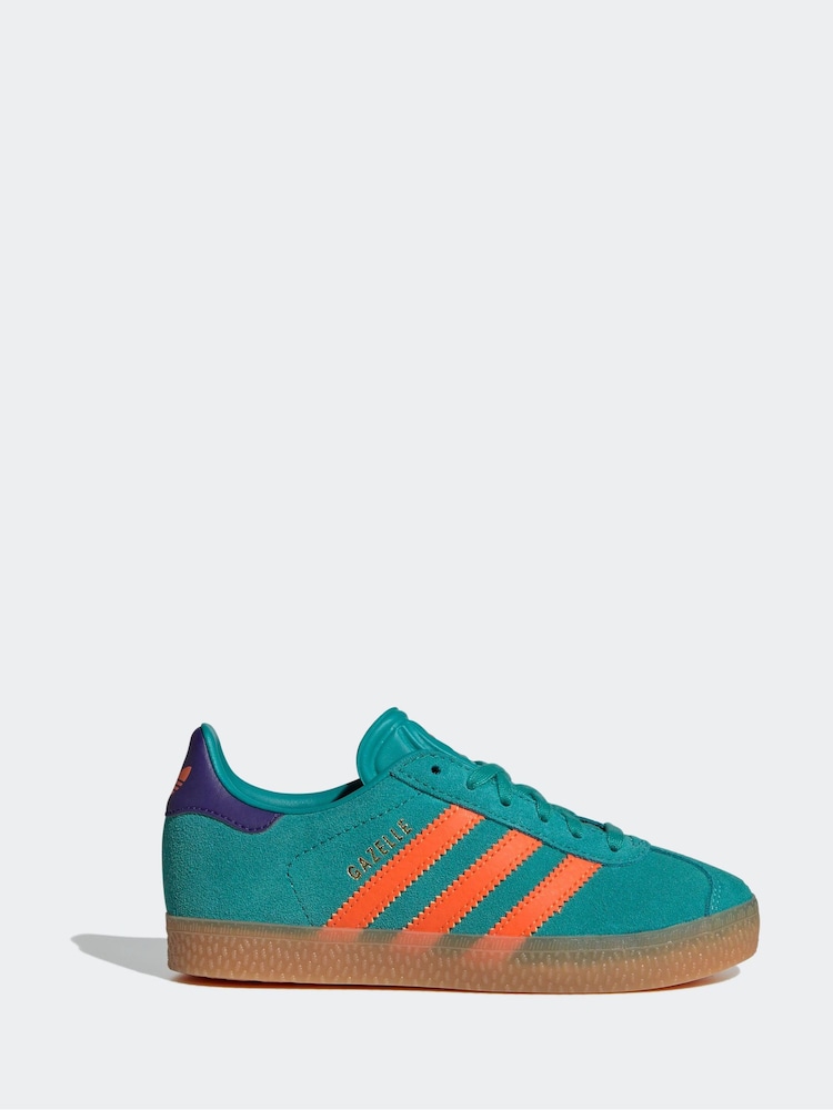adidas Originals Green Gazelle C Trainers - Image 1 of 9