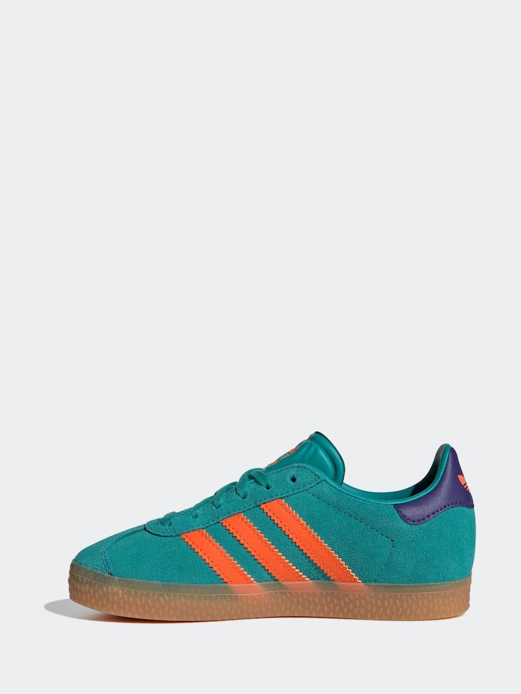 adidas Originals Green Gazelle C Trainers - Image 2 of 9