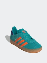 adidas Originals Green Gazelle C Trainers - Image 3 of 9