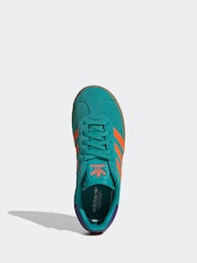 adidas Originals Green Gazelle C Trainers - Image 6 of 9
