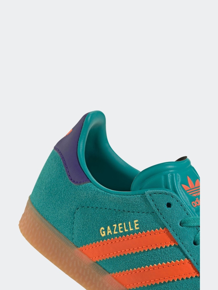 adidas Originals Green Gazelle C Trainers - Image 9 of 9