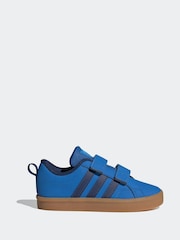 adidas Blue VS Pace 2.0 Hook and Loop Kids Trainers - Image 1 of 13