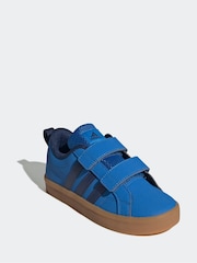 adidas Blue VS Pace 2.0 Hook and Loop Kids Trainers - Image 3 of 13