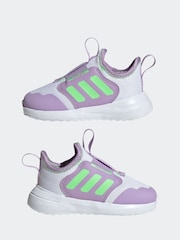 adidas White Tensaur Comfort Trainers - Image 6 of 10