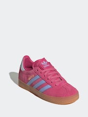 adidas Originals Pink Gazelle C Trainers - Image 3 of 9