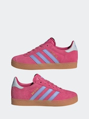 adidas Originals Pink Gazelle C Trainers - Image 5 of 9