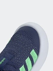 adidas Navy/Green Bubblecomfy Trainers - Image 9 of 9