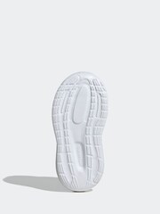 adidas Black Marvel Spider-Man Runfalcon Hook and Loop Kids Trainers - Image 6 of 9