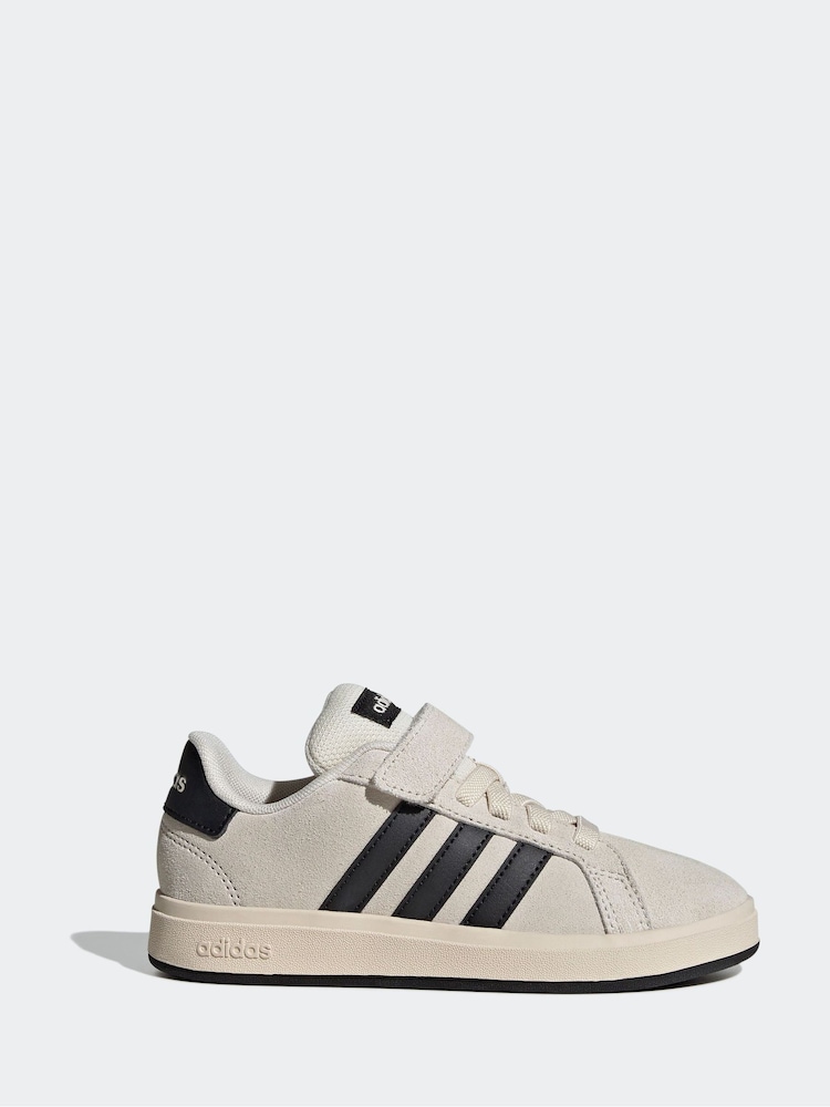 adidas White Grand Court 00s El C Trainers - Image 1 of 9