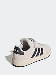 adidas White Grand Court 00s El C Trainers - Image 4 of 9