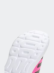 adidas Black/Pink Tensaur Run 2.0 Lace Junior Trainers - Image 9 of 9