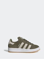 adidas Originals Green Campus Trainers - Image 1 of 9