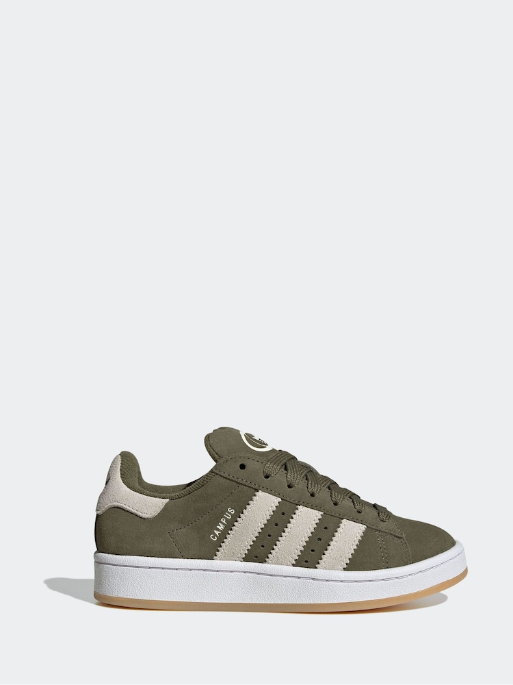 adidas Originals Green Campus Trainers - Image 1 of 9
