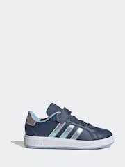 adidas Blue Grand Court 2.0 Trainers - Image 1 of 9