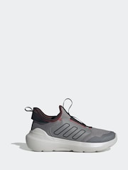adidas Grey Tensaur Comfort Slip On Junior Trainers - Image 1 of 9