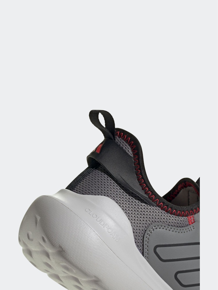 adidas Grey Tensaur Comfort Slip On Junior Trainers - Image 9 of 9