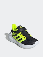 adidas Black/Yellow Tensaur Run 3.0 EL C Trainers - Image 3 of 9