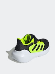 adidas Black/Yellow Tensaur Run 3.0 EL C Trainers - Image 4 of 9