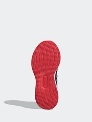 adidas Black Marvel Spider-Man Runfalcon Hook and Loop Kids Trainers - Image 6 of 9
