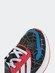 adidas Black Marvel Spider-Man Runfalcon Hook and Loop Kids Trainers - Image 8 of 9
