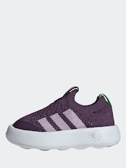 adidas Purple Bubblecomfy Trainers - Image 2 of 9