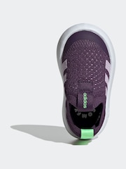 adidas Purple Bubblecomfy Trainers - Image 6 of 9