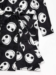 Vanilla Underground Black Womens Disney Nightmare Before Christmas Bathrobe - Image 5 of 6