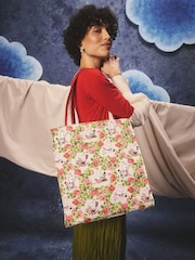 Cath Kidston Red/Ecru Moomins Bow Detail Tote Bag - Image 6 of 6