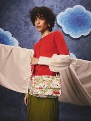 Cath Kidston Red/Ecru Moomins Medium Cross-Body Bag - Image 1 of 6