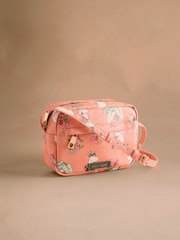 Cath Kidston Coral Pink Bunches Moomins Utility Cross-Body Bag - Image 1 of 6