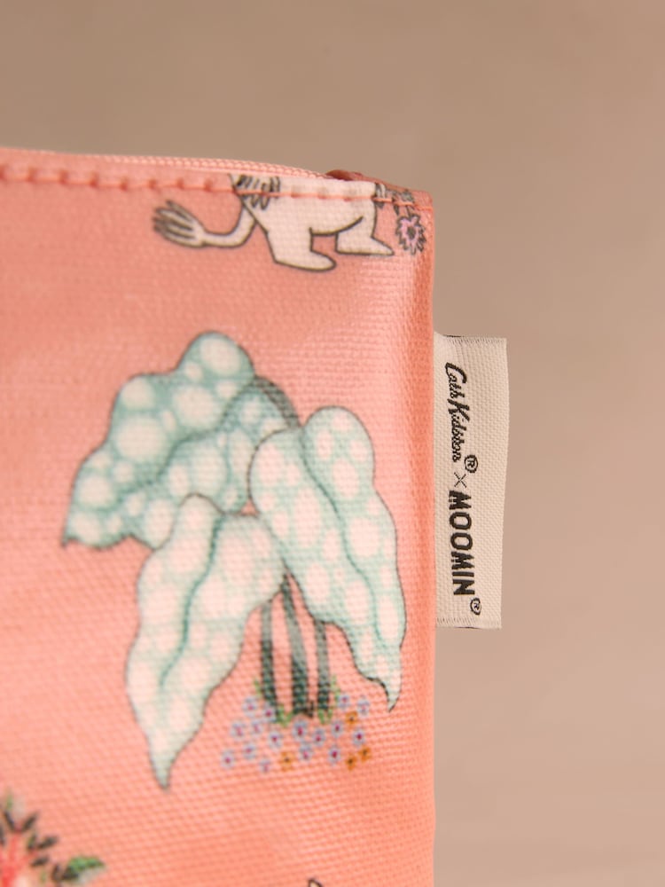 Cath Kidston Coral Pink Bunches Moomins Zip Purse - Image 2 of 3