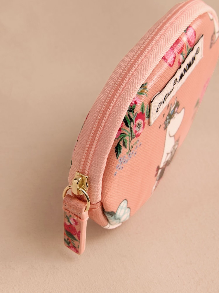 Cath Kidston Coral Pink Bunches Moomins Oval Coin Purse - Image 3 of 3