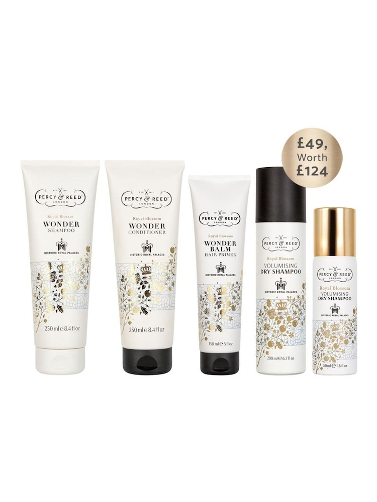 Percy & Reed Royal Blossom Hair Wonders Collection Gift Set (Worth £124.00) Saving 60% - Image 1 of 9