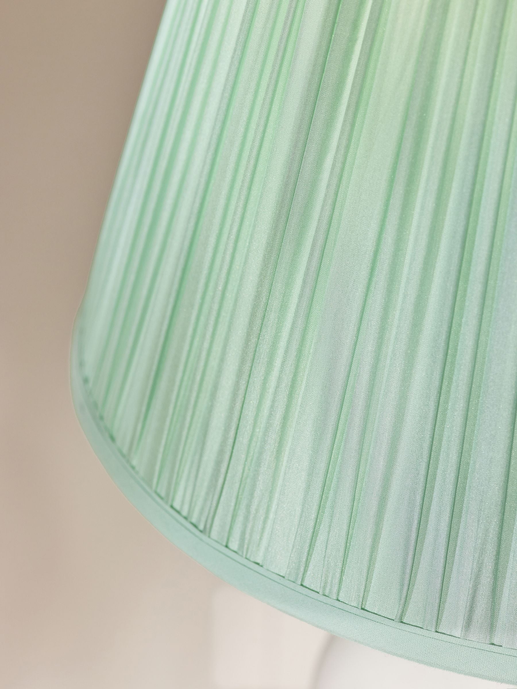 Buy Green Pleated Lamp Shade from Next USA