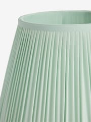 Green Pleated Lamp Shade - Image 5 of 5