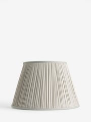 Silver Grey Pleated Lamp Shade - Image 4 of 5