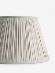 Silver Grey Pleated Lamp Shade - Image 5 of 5