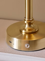 Ochre Yellow Pleated Lamp Shade - Image 3 of 5