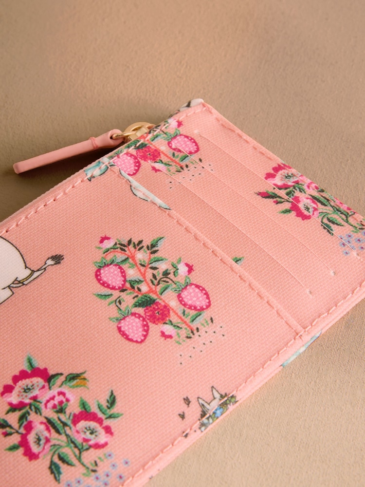 Cath Kidston Coral Pink Bunches Moomins Card Coin Purse - Image 2 of 3