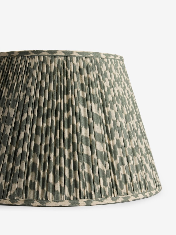 Green Mosaic Pleated Lamp Shade - Image 7 of 7