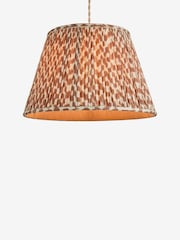 Orange/White Easy Fit Retro Pendant Lamp Shade - Image 1 of 1