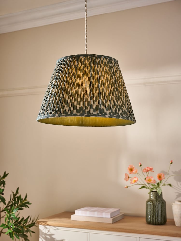 Green Easy Fit Retro Pendant Lamp Shade - Image 1 of 5