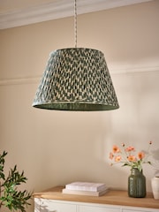 Green Easy Fit Retro Pendant Lamp Shade - Image 2 of 5
