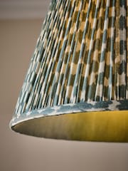 Green Easy Fit Retro Pendant Lamp Shade - Image 3 of 5