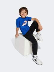 adidas Blue Adiraptor Graphic T-Shirt Little Kids - Image 3 of 5