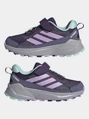 adidas Purple Terrex Trailmaker 2 Hook and Loop Hiking Kids Trainers - Image 5 of 9