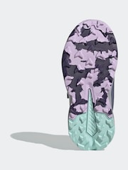 adidas Purple Terrex Trailmaker 2 Hook and Loop Hiking Kids Trainers - Image 7 of 9