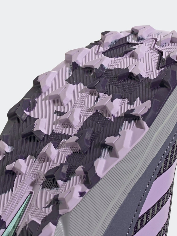adidas Purple Terrex Trailmaker 2 Hook and Loop Hiking Kids Trainers - Image 9 of 9